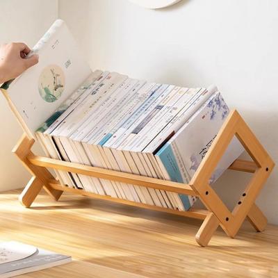 Kreatives kleines Bücherregal Büro Schreibtisch Bücherregal Bücherregal Einfacher Buchständer Buchaufbewahrung Ablageregal