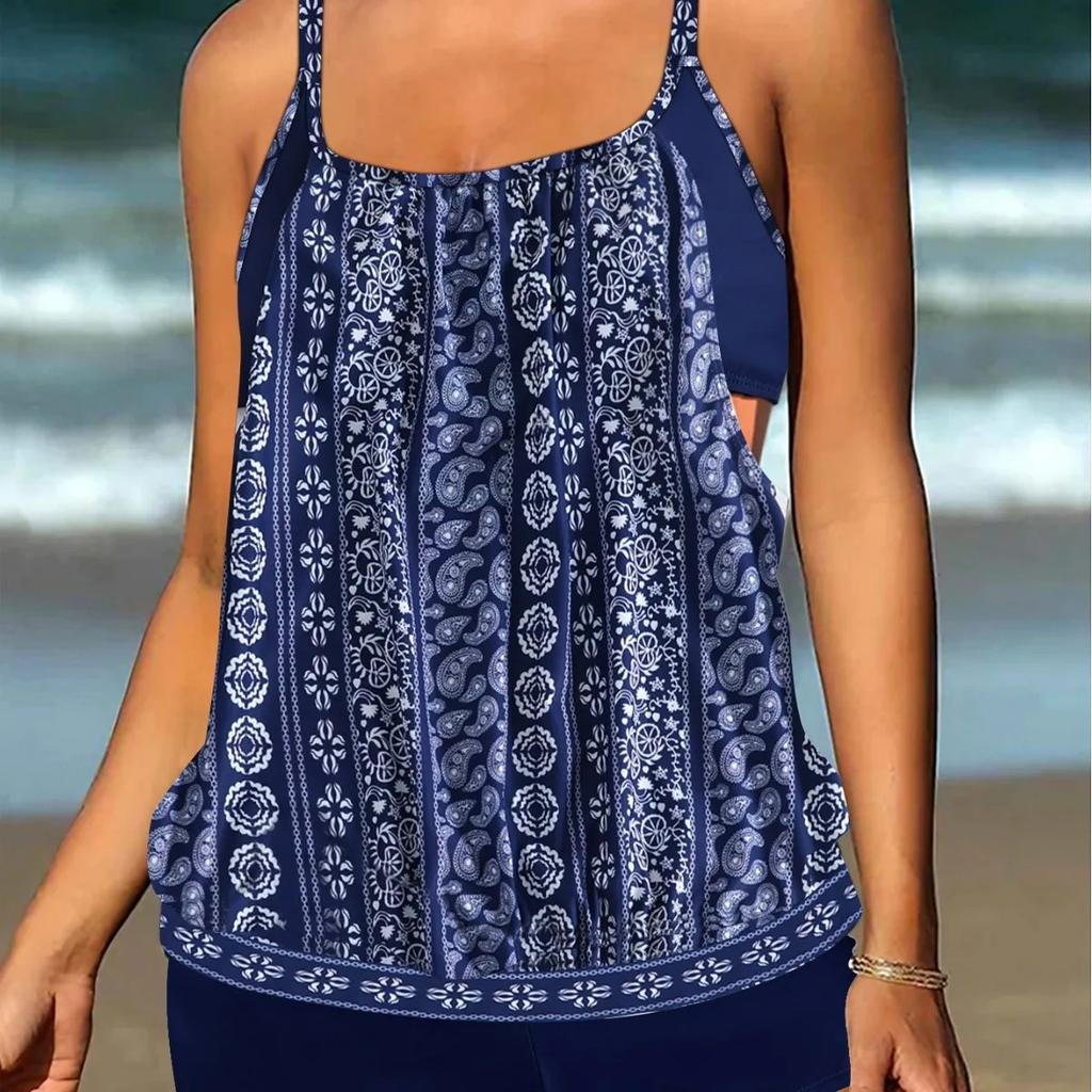 Swimsuits Woman 2025 Beachwear Swimwear Padded Plus Swimsuit Print Size Swimjupmsuit Women Swimwears Tankinis Set Ropa De Mujer