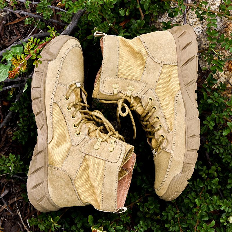 Fashion Brand New Boots Men Special Force Desert Combat Shoes Men Outdoor Hunting Trekking Camping Boots Man Tactical Boot Work Shoes