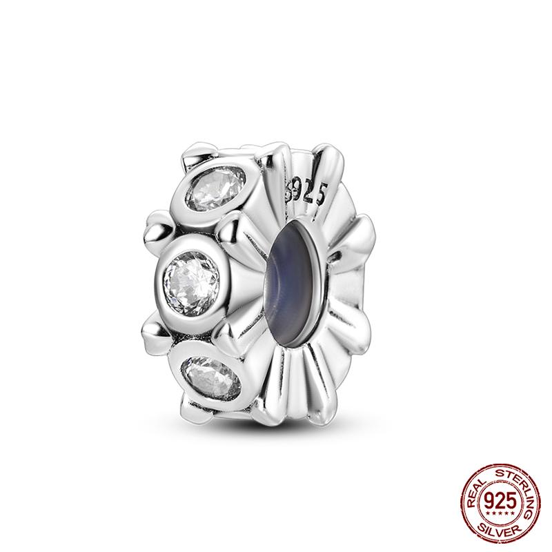 100% Copper Luminous Star Flower Butterfly Silicone Spacer Beads Fit Qikaola Original Bracelets Fine Diy Jewelry