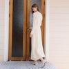 Women's French Style Wool Blend Knitted Sweater & Skirt Set