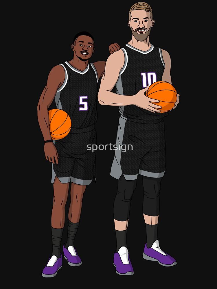 NBA 2K De'Aaron Fox And Domantas Sabonis - Sacramento Basketball Classic Unisex T-Shirt