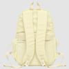 Solid Color Student Schoolbag Large Capacity Nylon Backpack