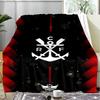 1PC CR Flamengo Printed Soft Flannel Blanket Throw for Adult Bedroom Living Room Sofa Camping Travel Fan Gifts Christmas Gifts