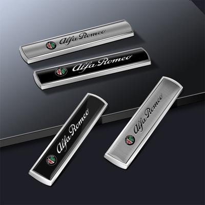 Style de voiture Autocollant Badge Métallique 3D Accessoires de Décoration de Voiture Pour Giulietta Giulia GT Mito Brera Stelvio F1 Tonale
