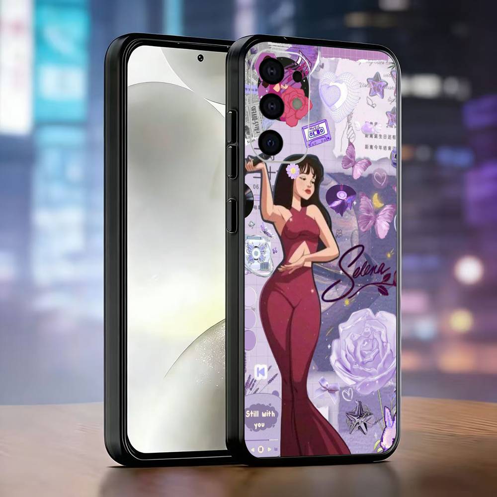 

Selena Quintanilla Phone Case Black Silicone Soft For Samsung S25,S24,S21,S22,S23,S30,Ultra,S20,Plus,Fe,Lite Samsung S20fe