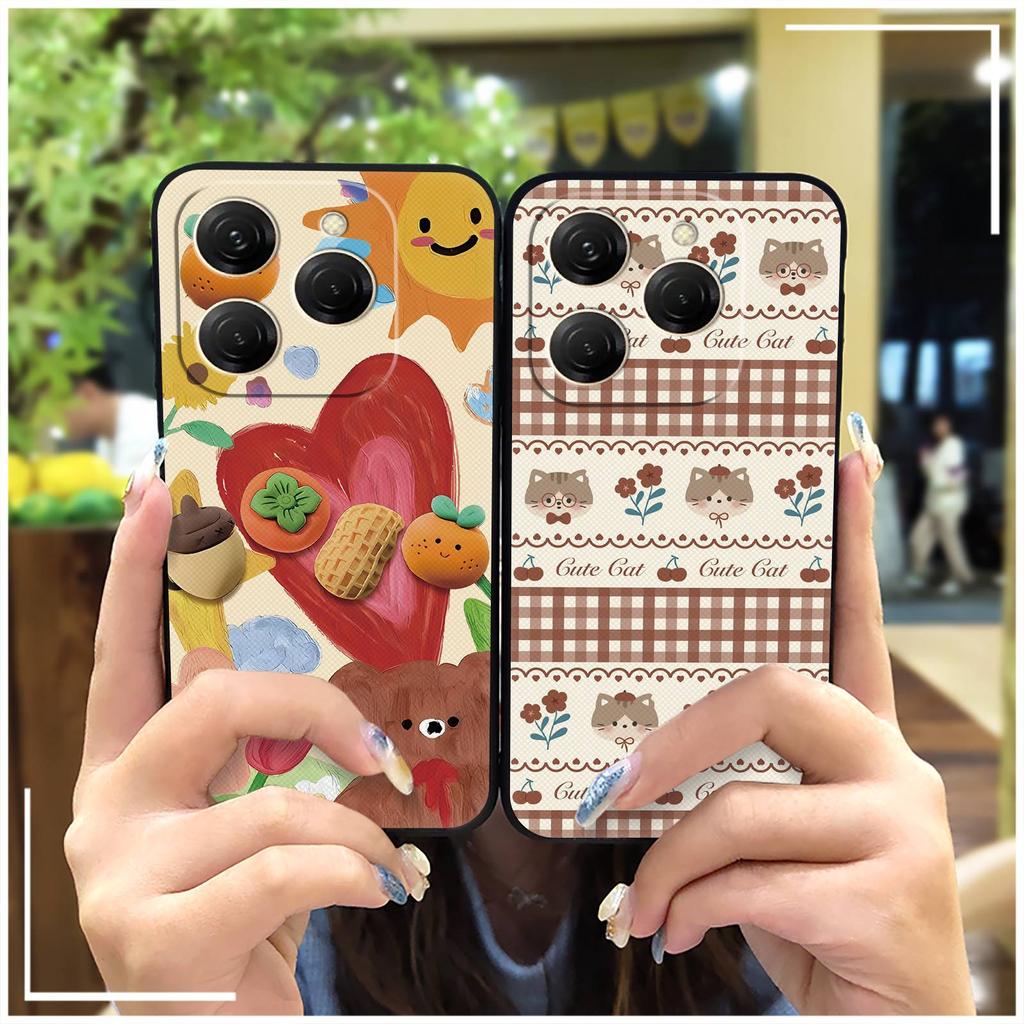 Strapazierfähige Rückschale Handyhülle Für Tecno Spark20 Pro/KJ6 Modisches Design Graffiti Schutz Tiere Rundumschutz Wasserdicht