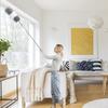 Microfiber Duster for Cleaning Fan, High Ceiling, Blinds, Furniture, Cars , 9PCS Extendable Feather Duster (Stainless Steel) 30 to 100 Inches,