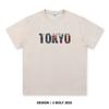Tokyo Bedrucktes Herren T-Shirt 100% Baumwolle Übergroße Grafik T-Shirts für Männer Frauen Streetwear Oberteile T-Shirts
