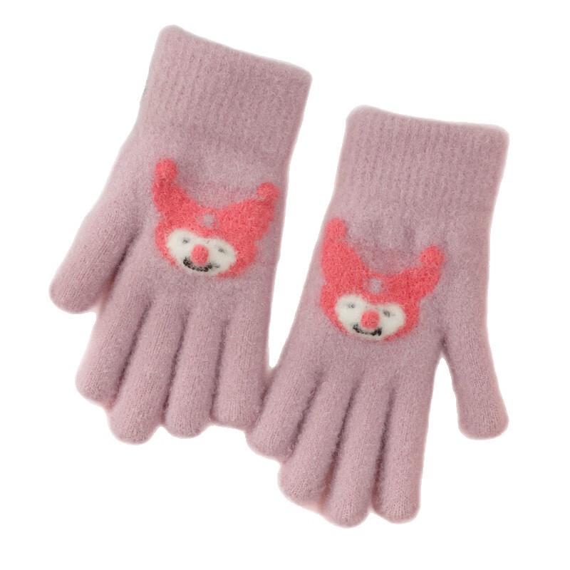 Cute Cartoon Thickened Warm Cycling Gloves
