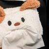 Cartoon Car Tissue Box Plush Car Interior Decoration Supplies Puppy Hanging Tissue Bag  Seat Back