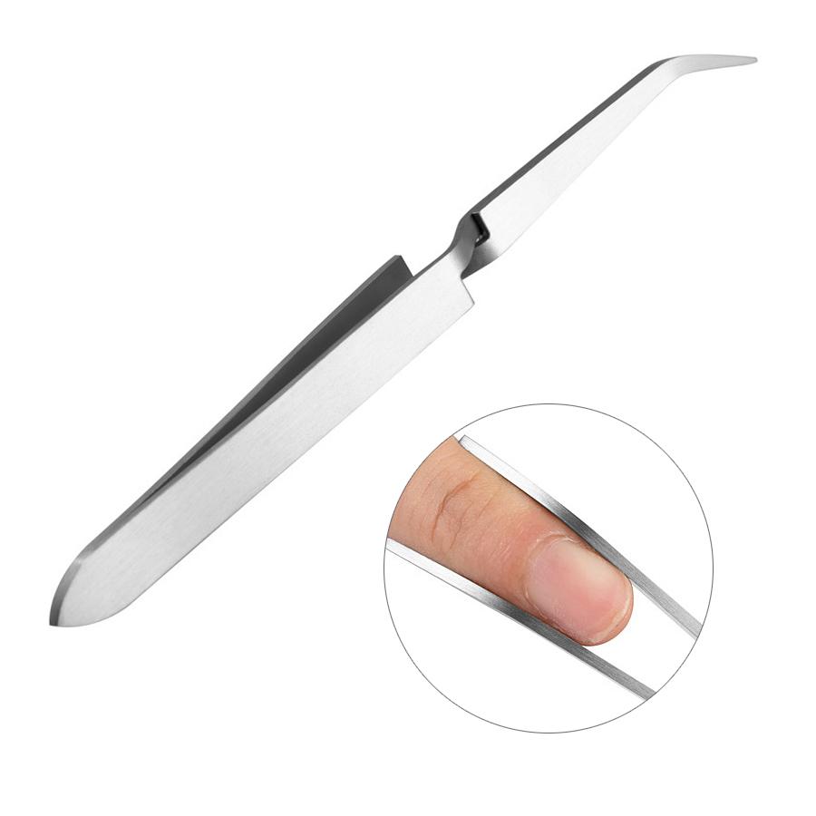 1pc Nail Art Tweezers Clip Rhinestones Picker Nail Tips Sculpture Tweezers Multi-Functions Manicure Tool