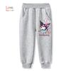 Kuromi T-Shirt Cute Cartoon Little Girls T-Shirt 4-14Yrs O Neck Short Sleeve Cat Print Casual Summer Top for Comfy