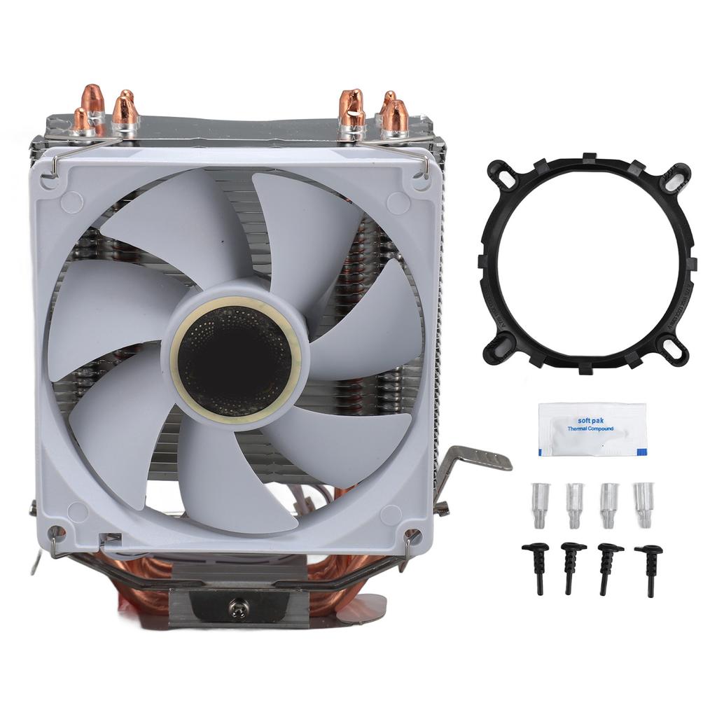 Cooler CPU 9CM 4 Heat Pipes 3 Fire Silențios Ventilator Unic Răcitoare CPU pentru Computer cu Suport
