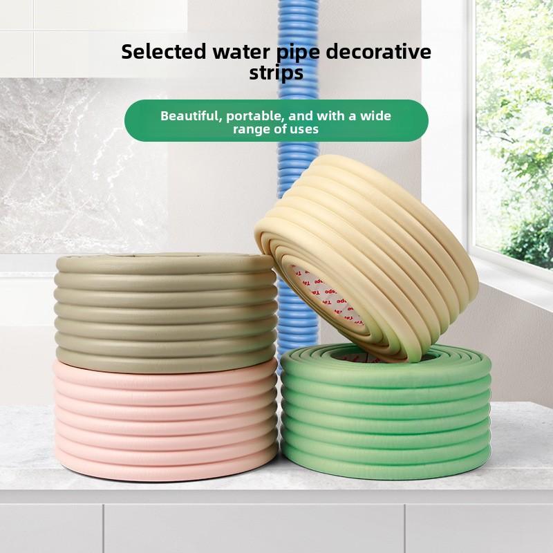 Samoprzylepna zimowa owijka izolacyjna na rury do ochrony przed zamarzaniem zewnętrznych rur wodnych, długość 2m, termiczna, wodoodporna rura