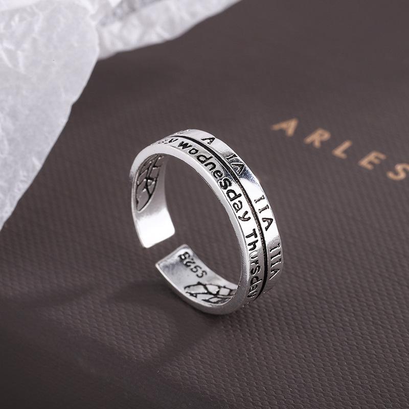 

Мужское кольцо на указательный палец из серебра 925 пробы — модный стиль, вдохновленный знаменитостями из Интернета, простое, но высококачественное.