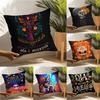Festival D-Dia De Muertos 4 Pillow Case Linen Cushion Covers For Decorative Sofa Home Pillows Case Car Chair Pillows Cases