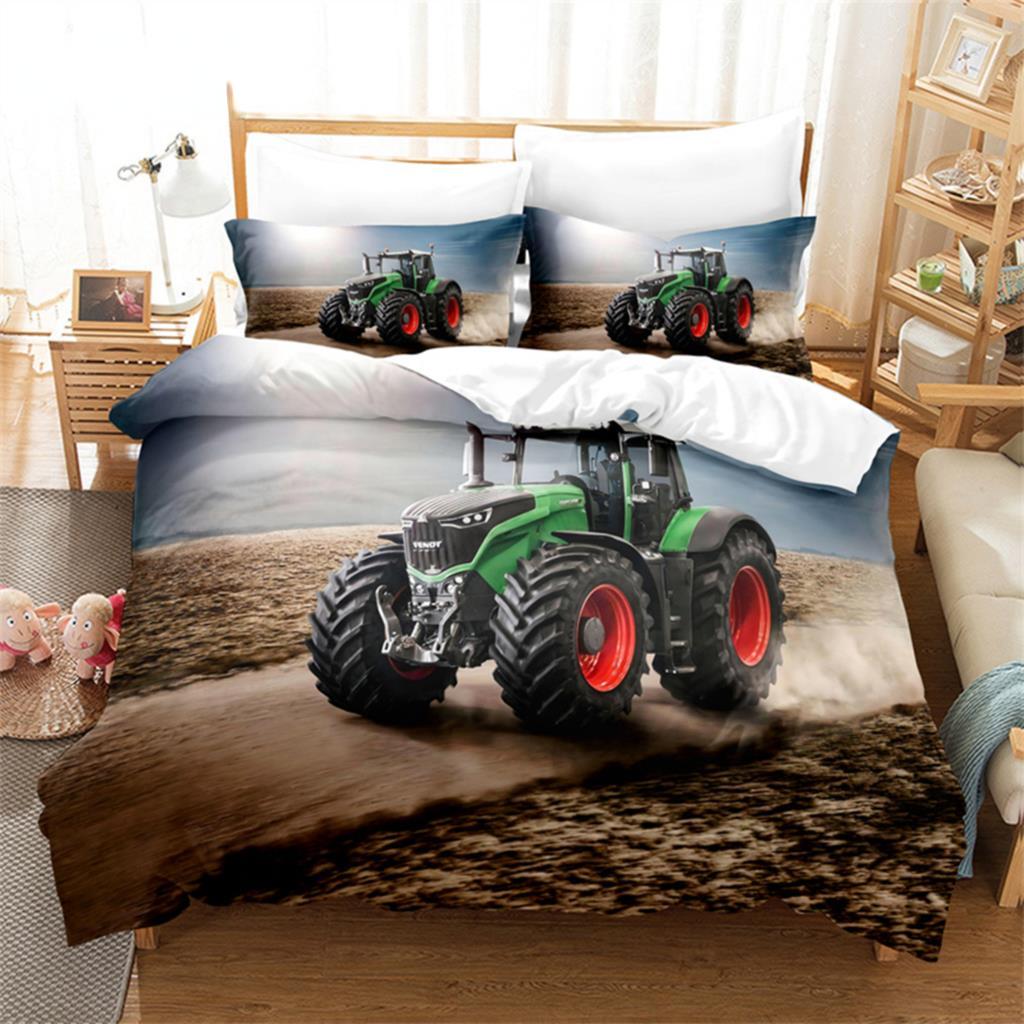 3pcs Duvet Cover Set, Car, Racing Car Bedding Set, Soft Comfortable Breathable Duvet Cover, For Bedroom Guest Room Decor