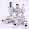 1Pcs Non-Return One Way Check Valve,Aluminium Alloy Fuel Hose Check Valve Control Accessories for Petrol Diesel Fuel Oil Water