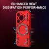 KEYSION Hollow Heat Dissipation Case for Huawei Pura 70 Pro+ Magnetic Cooling Shockproof Phone Cover for Huawei Pura 70 Ultra