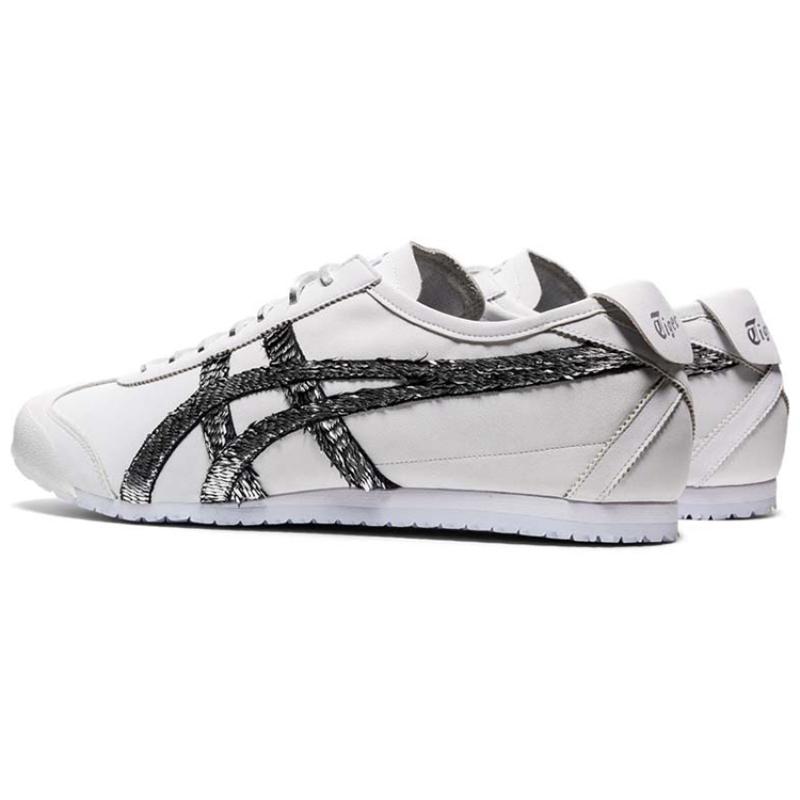 Onitsuka Tiger Mexico 66 Running Shoes White/Black/Slivery Sneakers 1183A945-100