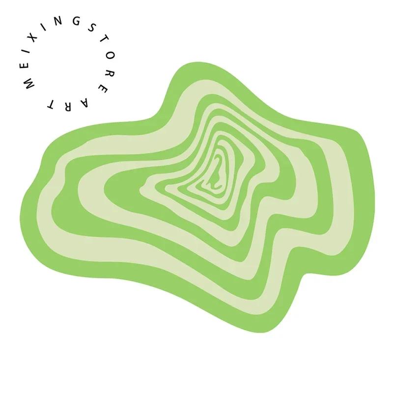 Creative Irregular Rug Living Room Carpet Black White Geometry Home Decoration Floor Mat Bedroom Area Rugs Entrance Doormat