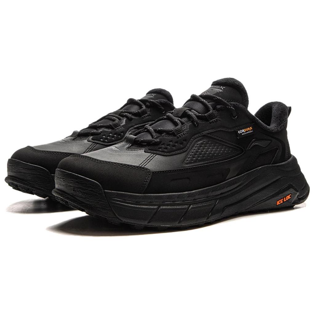 Li Ning Star Path 2 Synthetic Leather Rubber Low Comfortable Fleece Versatile Warm Wear-Resistant Low-Top Lifestyle Casual Shoes AGLV171-1