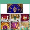 Tapeçaria Brilhante e Linda Eid Mubarak Decoração de Parede Para Celebração do Ramadã