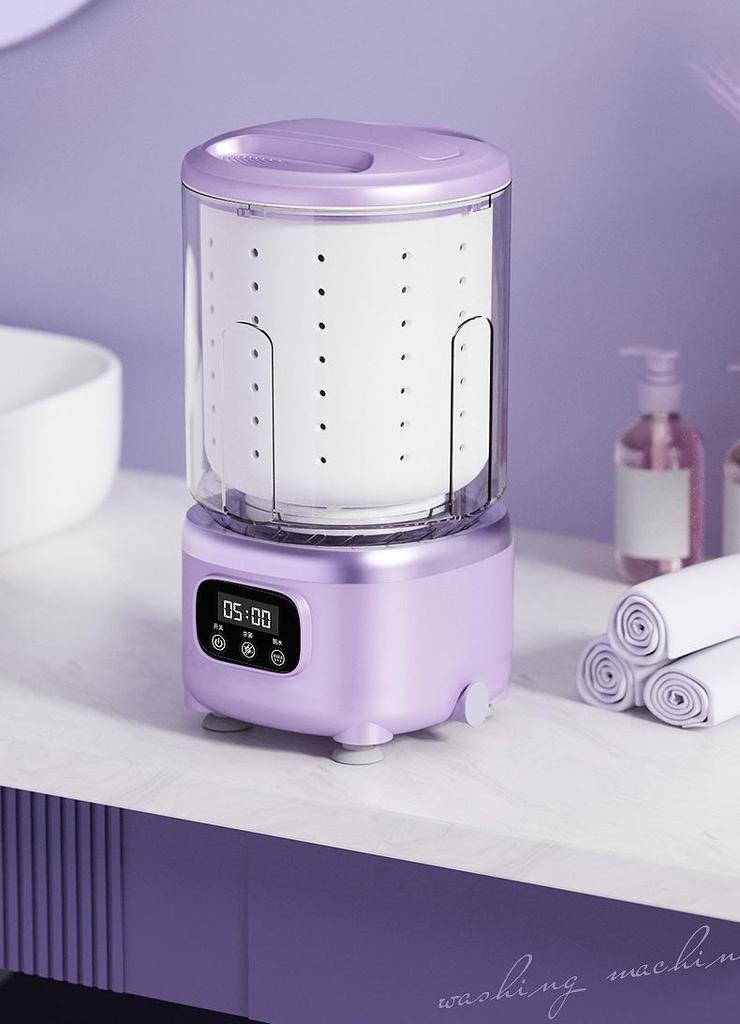 Wireless Portable Mini Wash and Dry Machine - Large Capacity for Underwear, Panties, and Socks, No Installation Needed