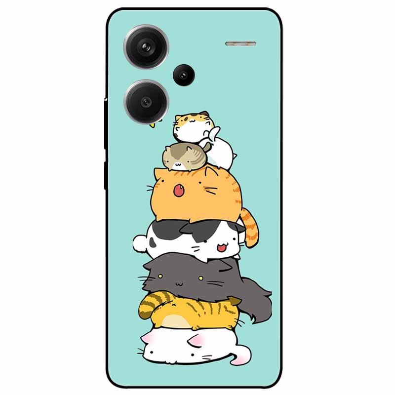 For Xiaomi Redmi Note 13 Pro Plus 5G Case Pro+ Soft Lovely Silicone Protective TPU Covers for Redmi Note 13 Pro 5G Coque Note13