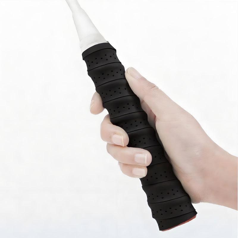 Dragon Bone Perforated Badminton Grip: Anti-Slip, Sweat-Absorbent, Breathable Wrap for Tennis Rackets & Fishing Rods