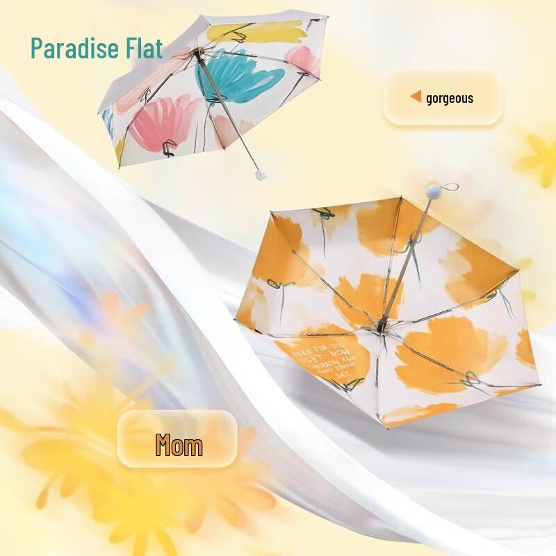 Paradise Umbrella 5-Fold Pocket UV Protection Sun Parasol