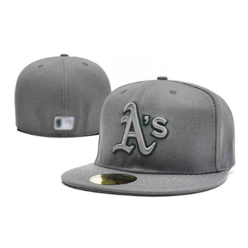 NY Baseball Cap MLB World Series Embroidered Denim Fitted Hat Sun Protection All