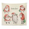 Christmas Series Santa Claus Pattern Tapestry TV Background Wall Landscape Tapestry Cloth Hanging Cloth
