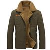 Outdoor Militär-Fan Lässige Übergröße Jacke mit Fleece und Verdicktem Baumwoll-Clip-Tooling-Gramm