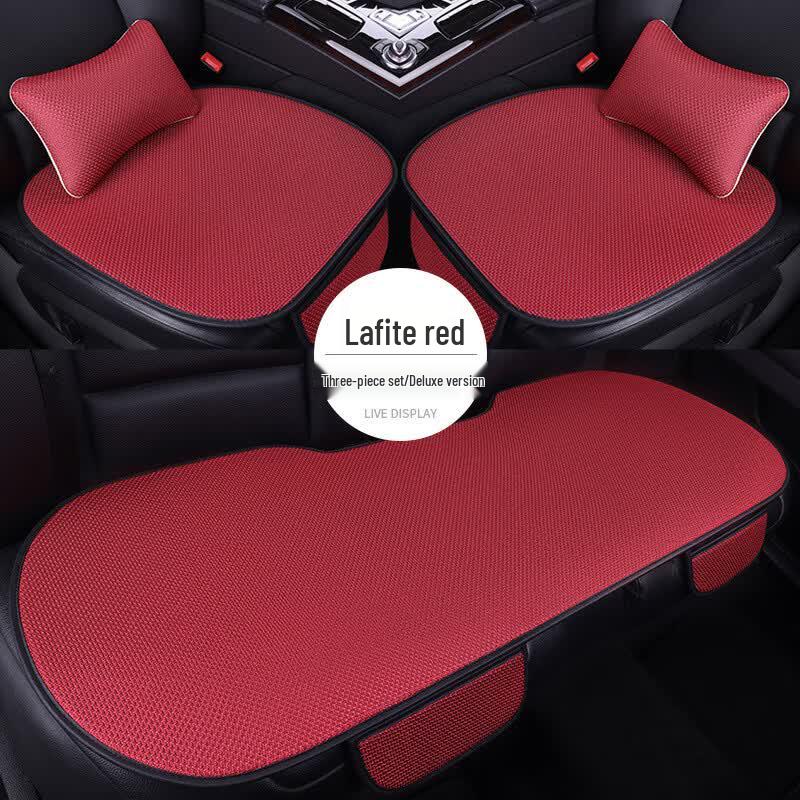 Ice Silk Car Seat Cushion Set