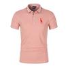 Printed 35% cotton men's casual Solid color slim fit Men's Polo shirt New summer fashion lapel Polo shirt for men