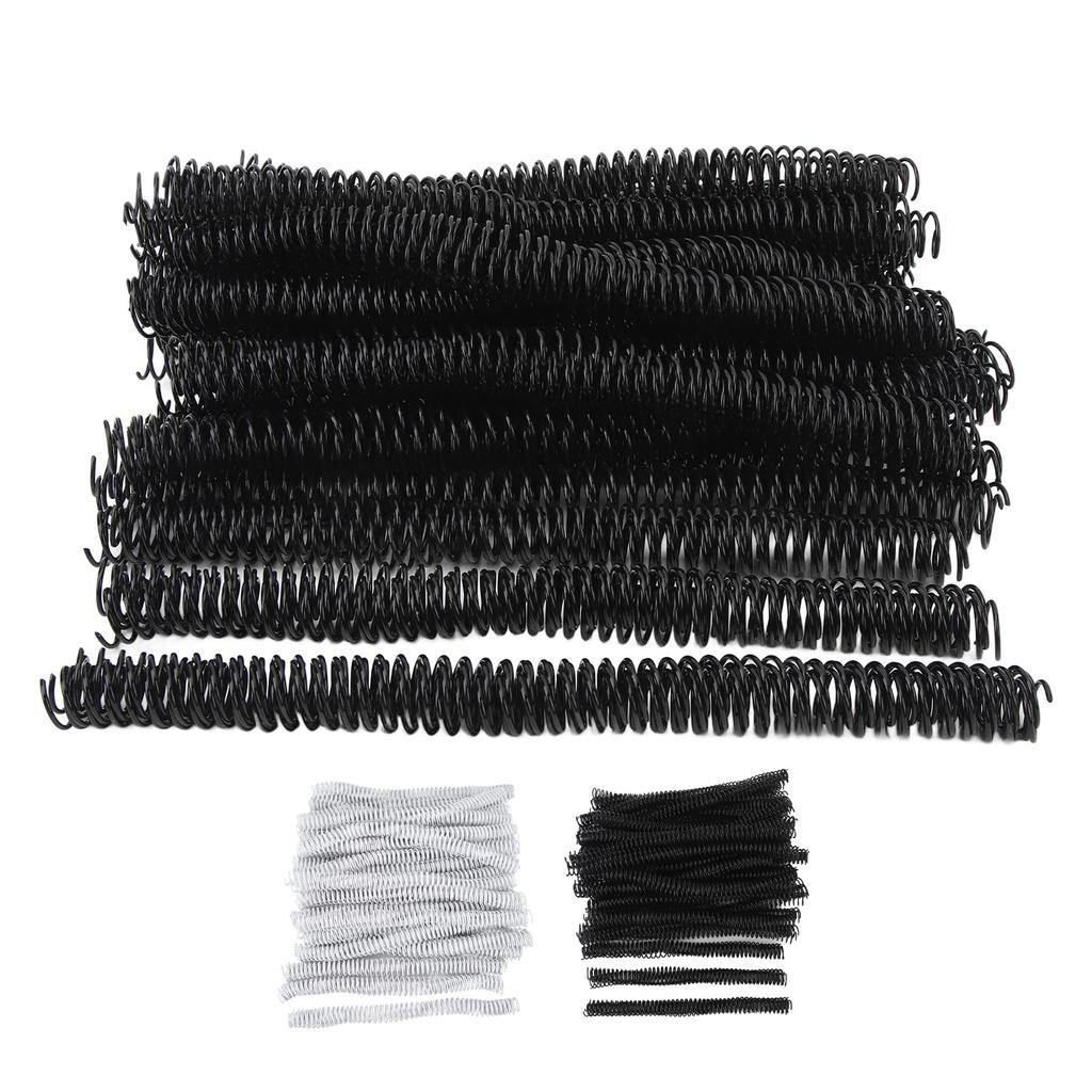 100PCS Spiral Binding Coils 16mm Diameter 48 Teeth 4:1 Binder Combs Spines for Paper