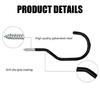 2Pcs Road Bike Wall Mount Hook Heavy Duty Metal Hook Garage Organizers Large Screw In Ceiling Hook Bike Hanger Hook