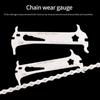 Compacts Chain Wear Measurement Device Gauges Measurement Repair Tool for Mountain and Road Bike Cyclists