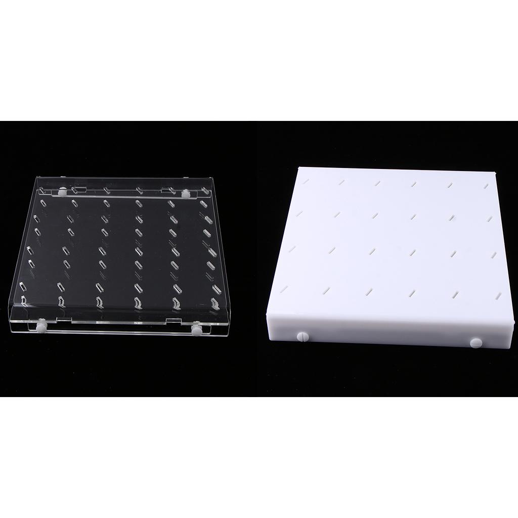 Plastic Ice Sucker Board Holder 24 Slot DIY Dessert Stand for Bakery Shop Buffet and Wedding Accessories