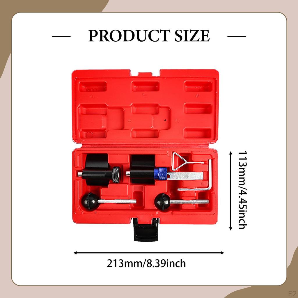 Camshaft Timing Locking Tool Kit Crank Locks Automotive Repair Accessory Belt Tensioner