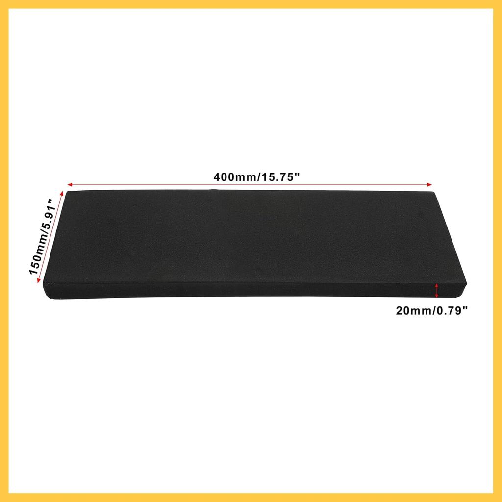 400x150x20mm 2pcs Car Garage Wall Guard Door Bumper Protector Anti Collision Waterproof Black Auto Replacement Parts