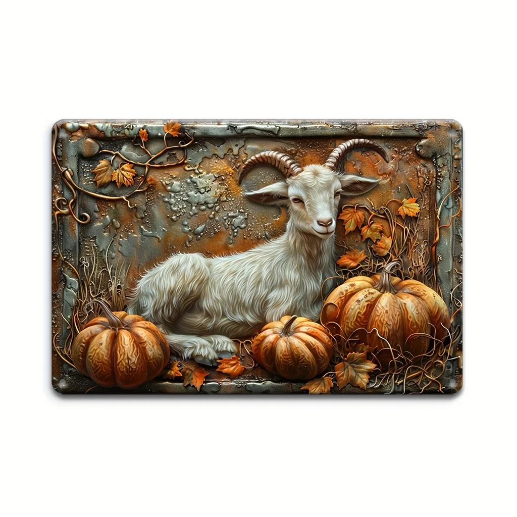 Vintage  Vegetables and Fruits Metal Tin Sign Plaque Decorative Plates for Farm Club Man Cave Bar Home Hotel Cafe Wall Decor