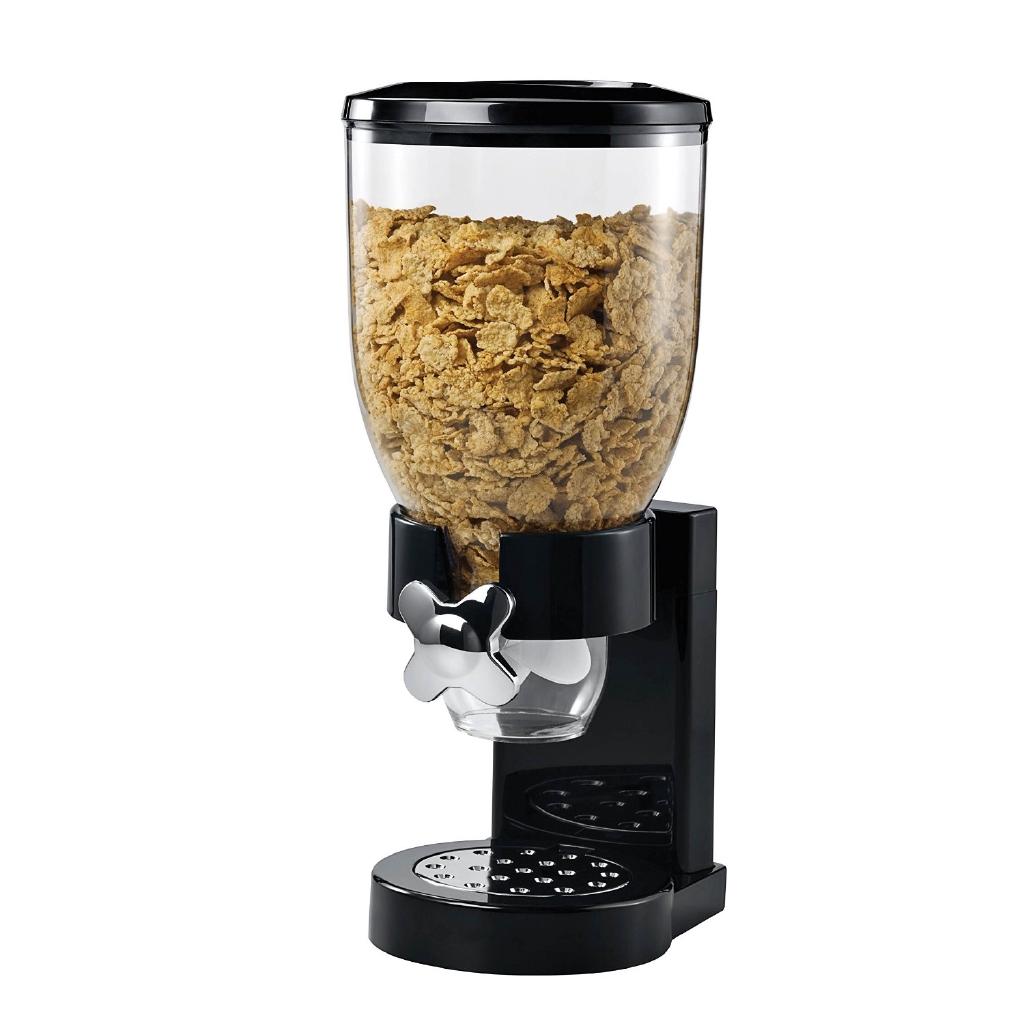 3.5L Household Single Cup Dry Food Cereal Nuts Dispenser Airtight Kitchen Storage Container Kitchen Machine Food Bottles
