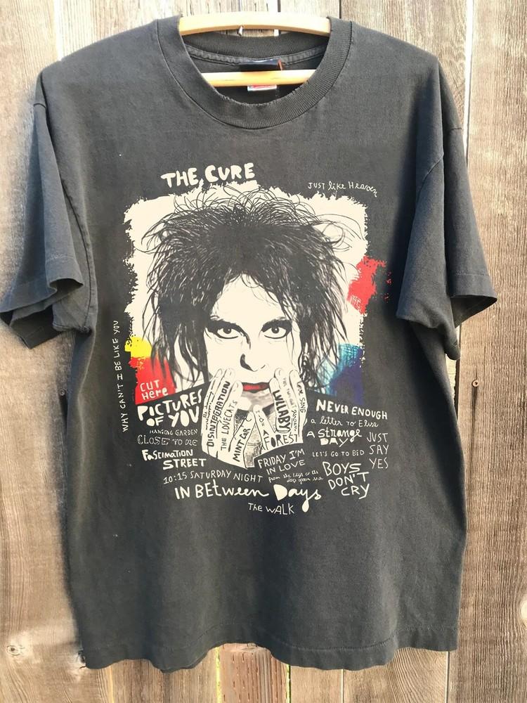 

Ретро-гурт The Cure Графічна футболка Унісекс Щільна бавовна HA2570 Унісекс Футболка S