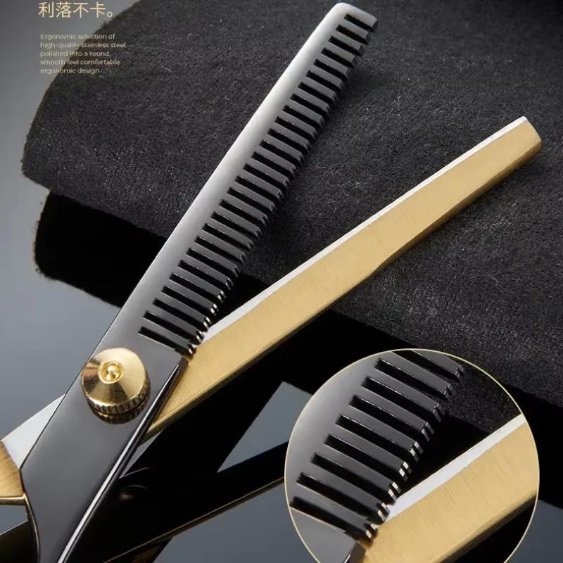 Hair Scissors 5.5 6.0 Professional Hairdressing Scissors Thinning Barber Scissor Set Hair Cutting Scissors 440C Japan Steel 888#