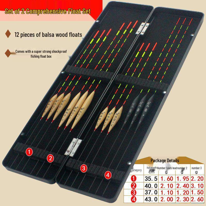 High-Sensitivity Nano Bright Fishing Float Set for Carp & Crucian Carp