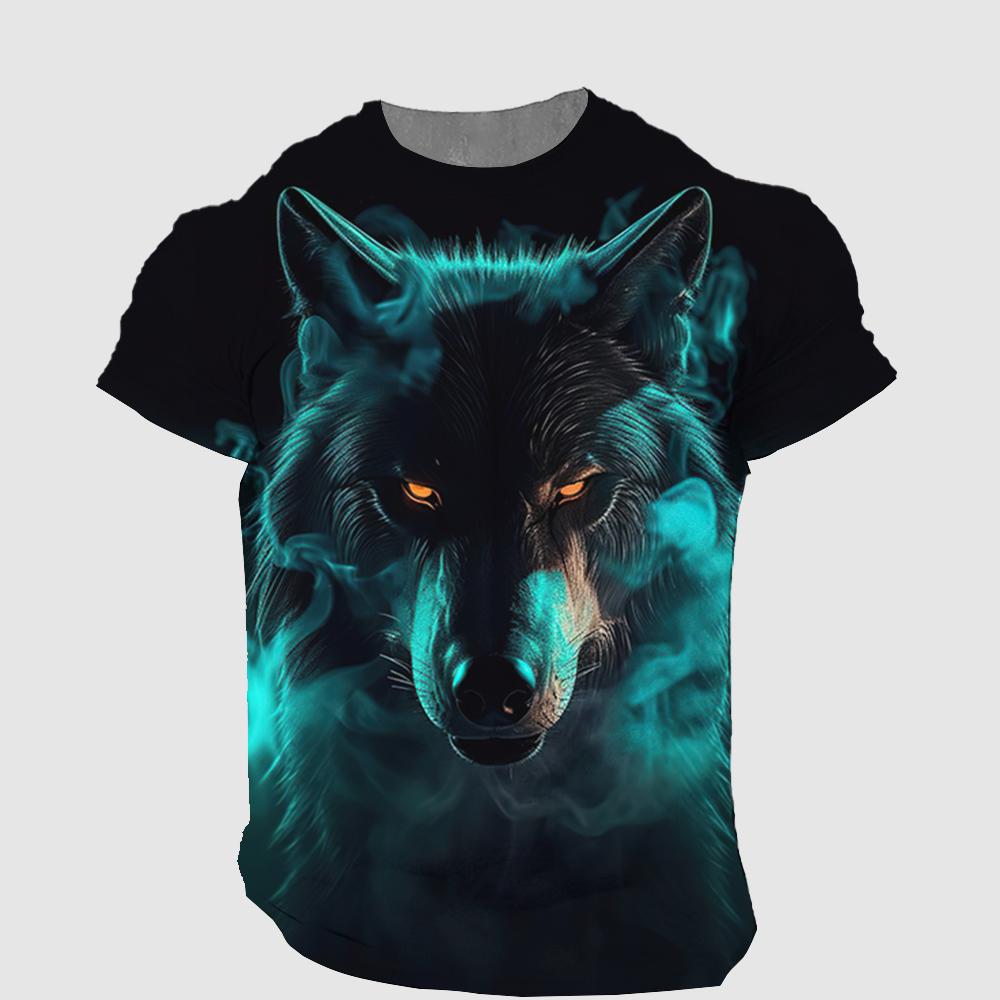 Oversized Unisex's T-shirt 3d Tiger Print Tees Tops Summer Casual Unisexs Animal Pattern T Shirt Streetwear Quick Dry Fashion Clothes