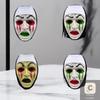 Nun Horror Costume, Synthetic Latex Mask with Detailed Work for Halloween Street Style